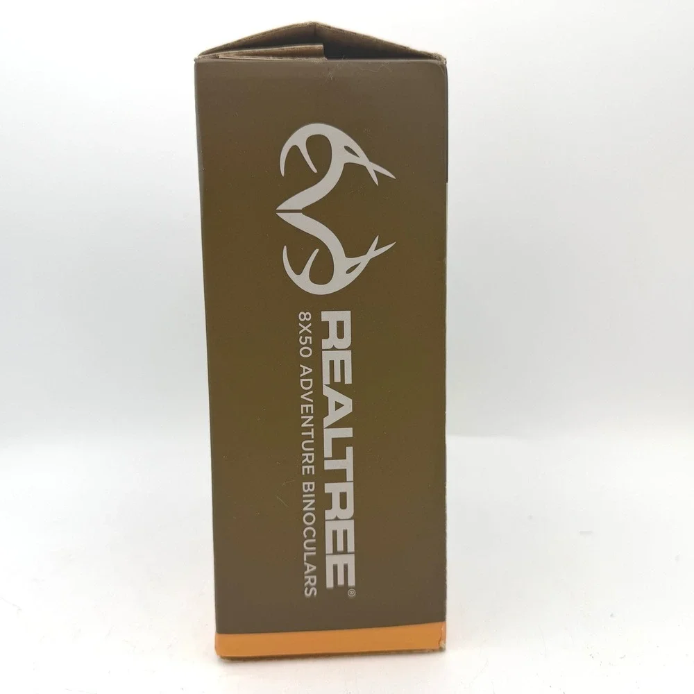 Realtree 8x50 Adventure Binoculars One Size Black 8x Magnification Optics